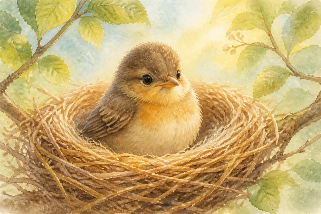 Baby Bird's First Hop 표지