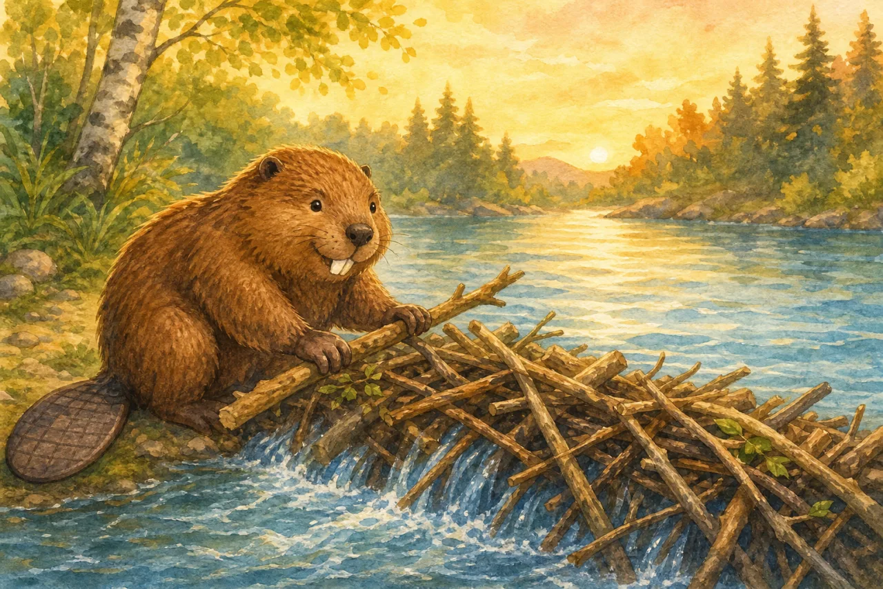 Beaver's Wobbly Dam 표지
