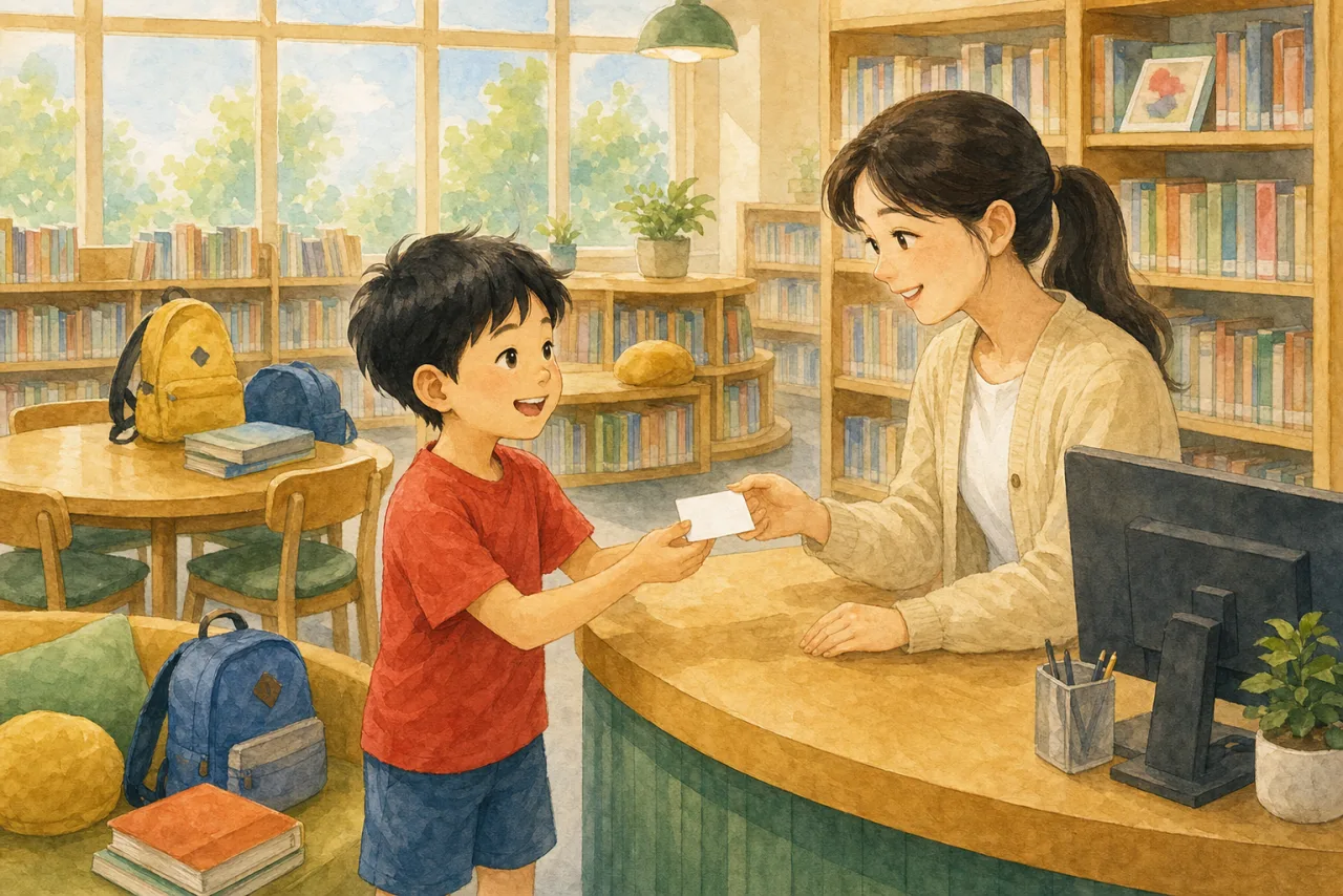 The Library Card 표지
