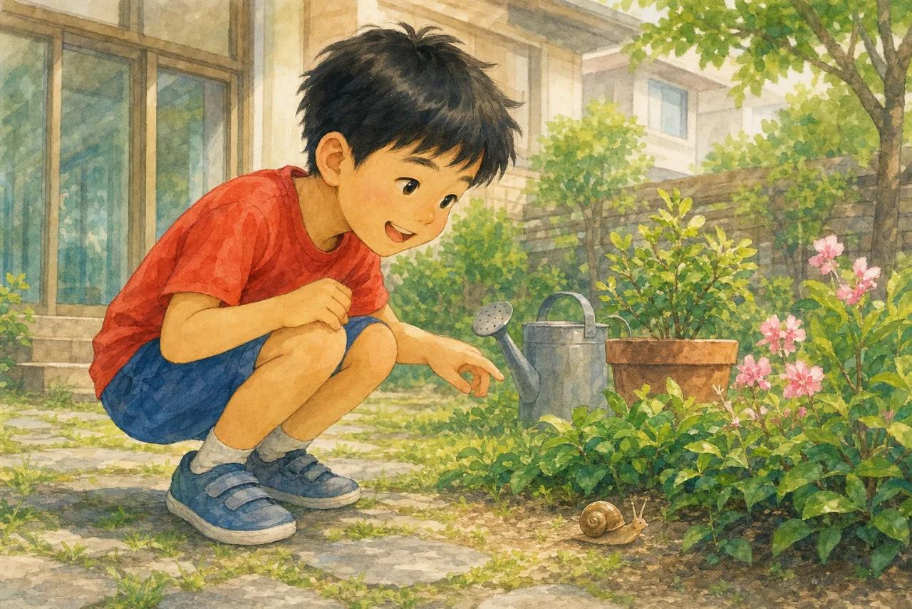 The Snail in the Garden 표지
