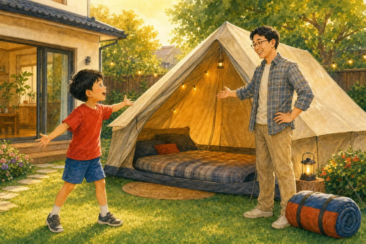 The Backyard Sleepover 표지