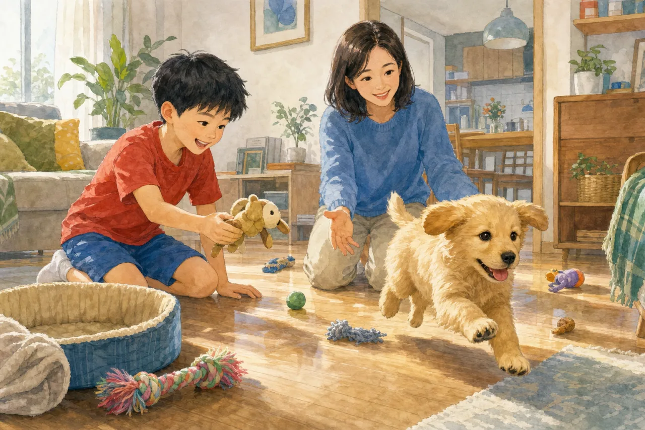 Training Our Puppy 표지
