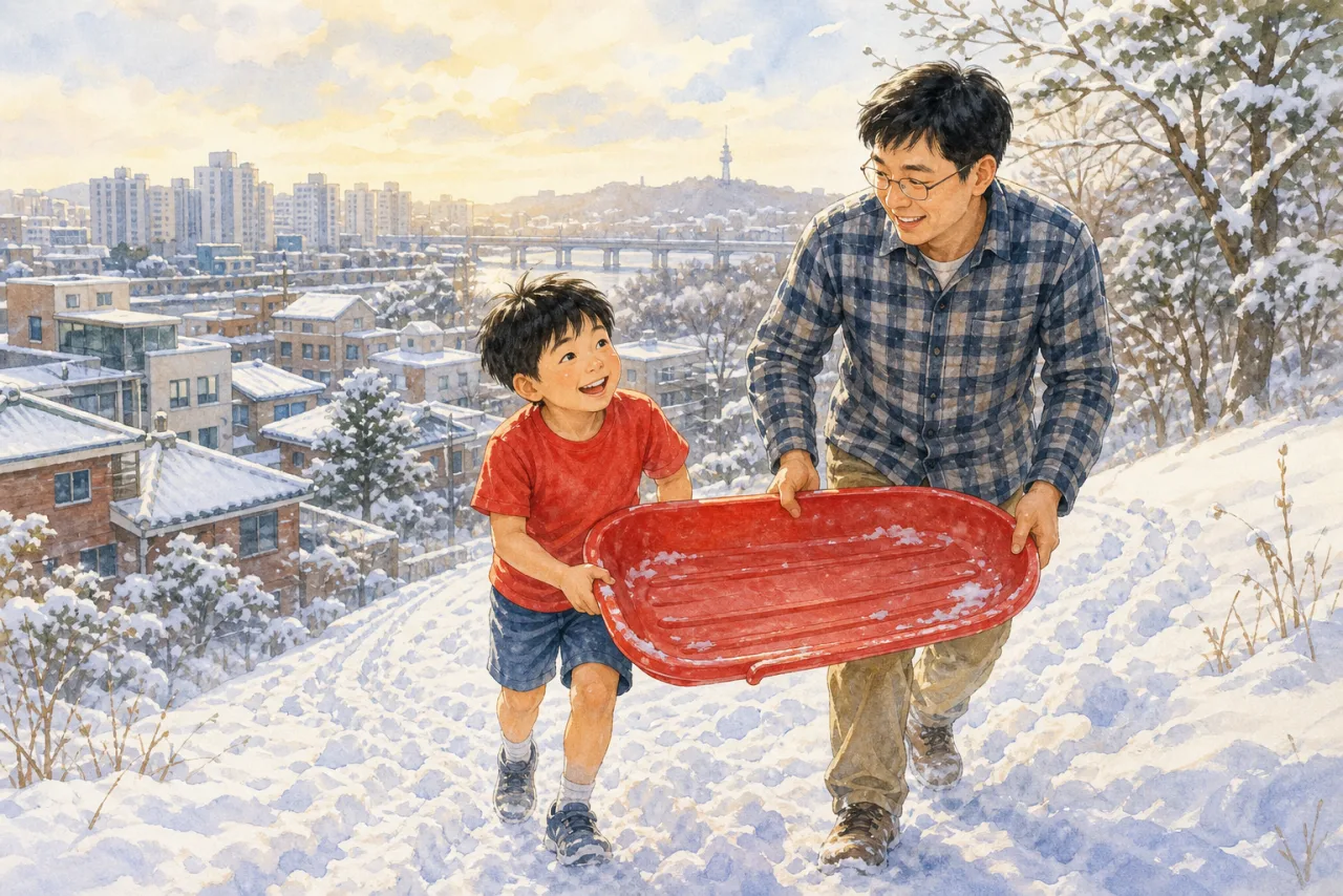 The Sledding Hill 표지