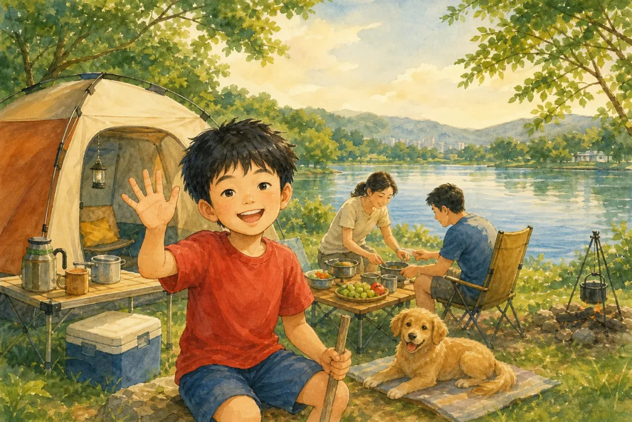 Camping by the Lake 표지