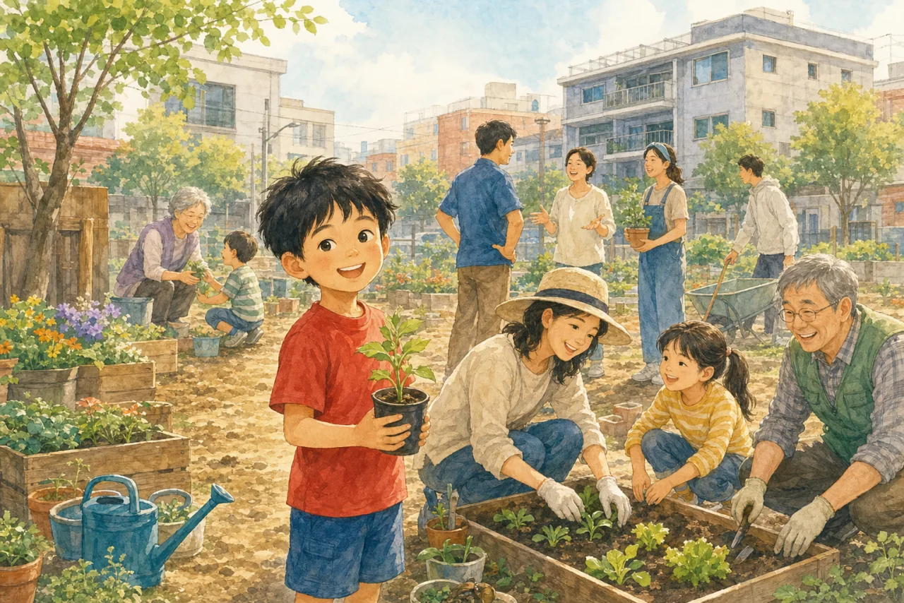 The Community Garden 표지