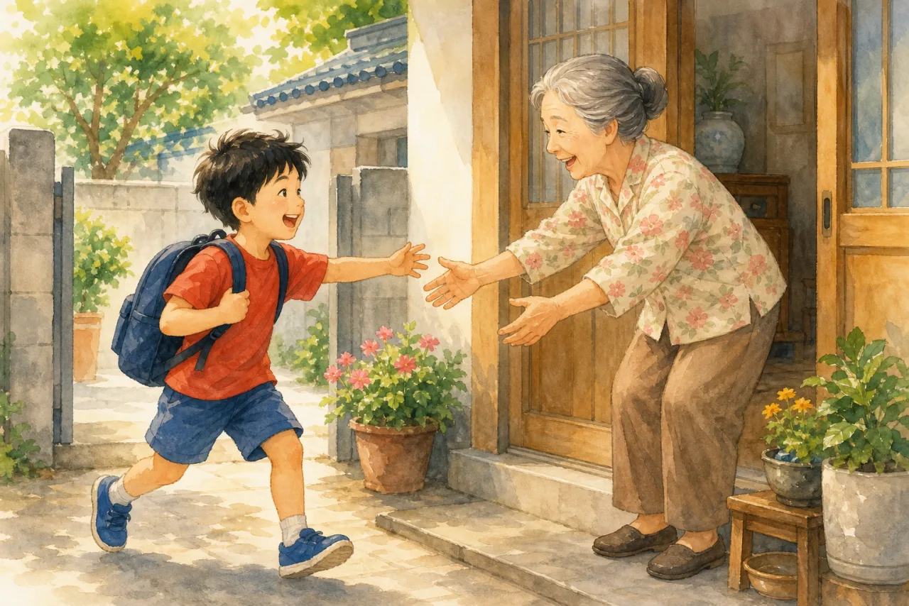 Helping Grandma 표지