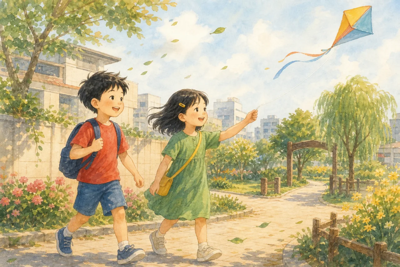 The Windy Day 표지