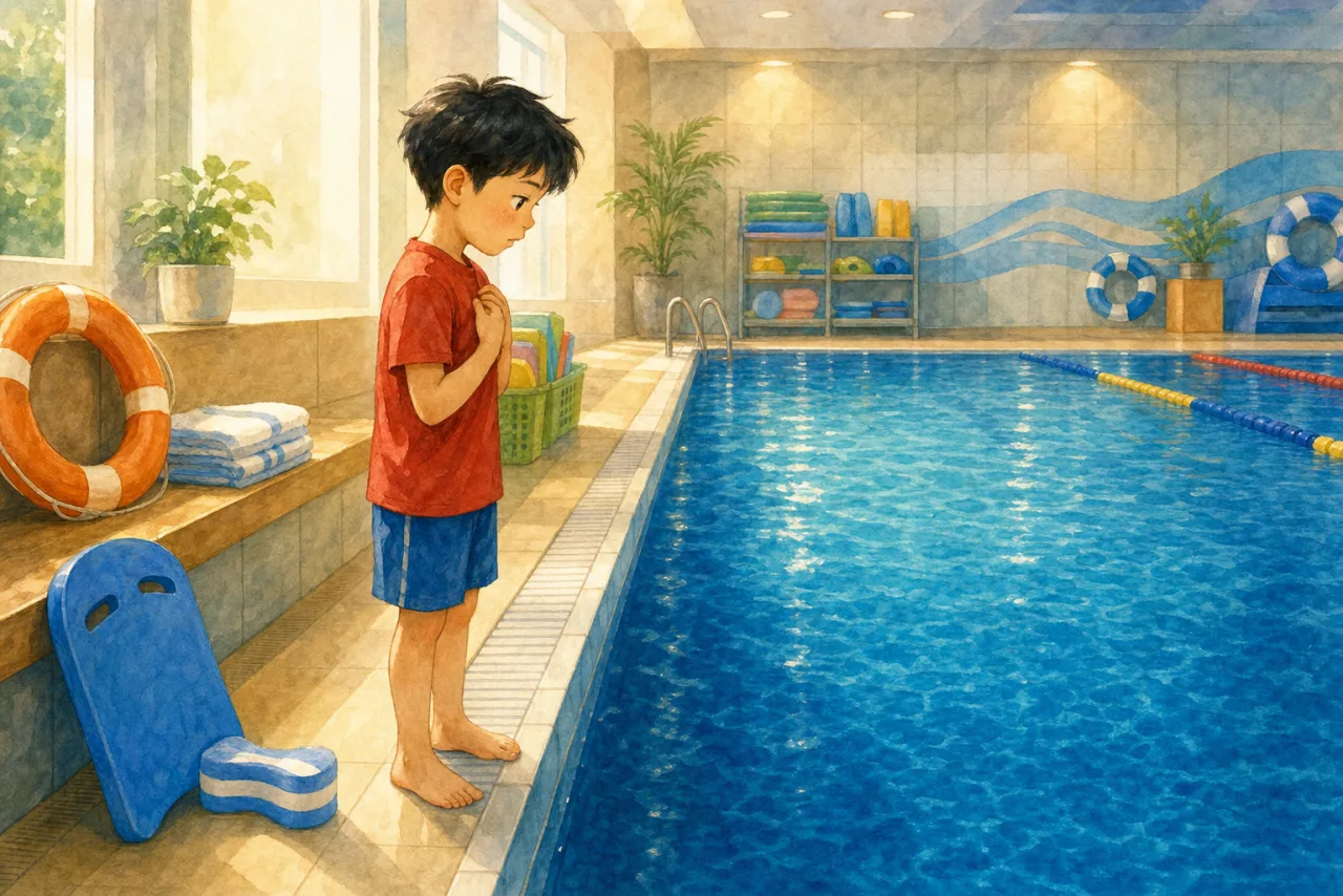 The Swimming Lesson 표지