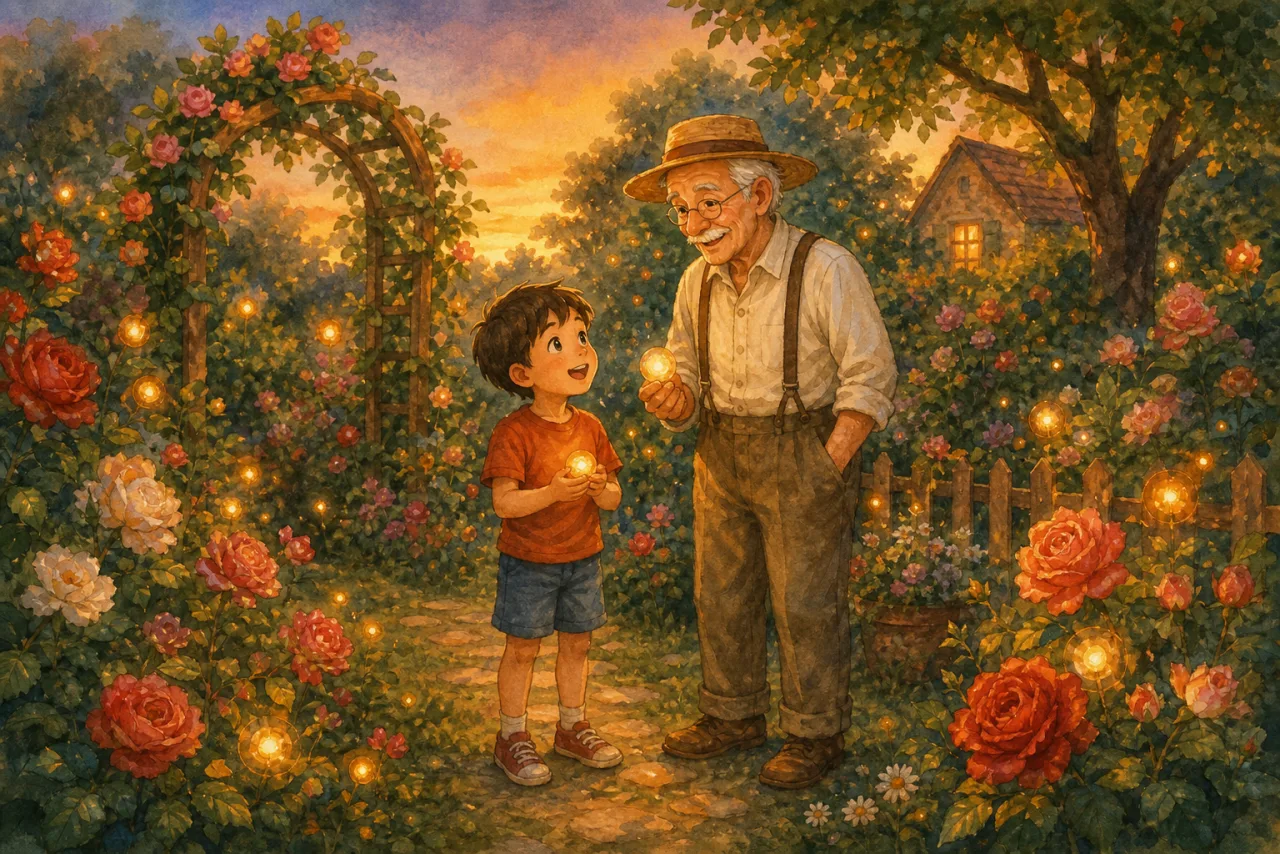 Grandpa's Magic Garden 표지