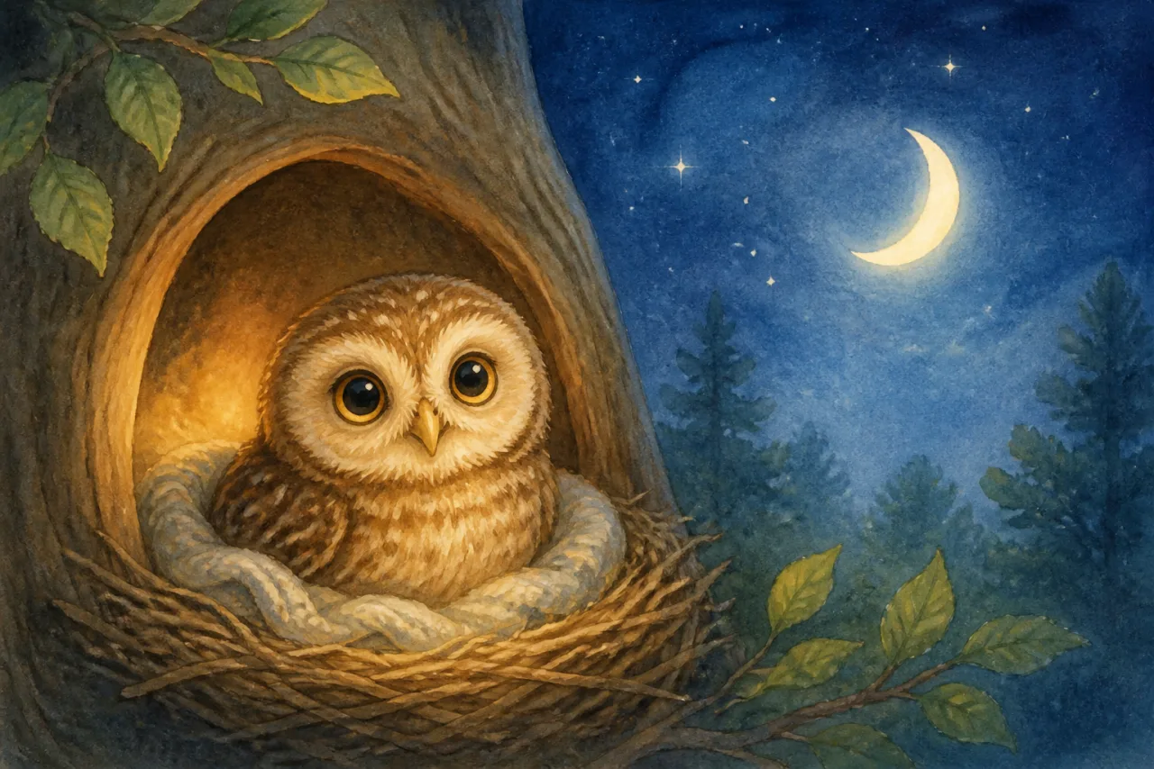 Little Owl Stays Up 표지