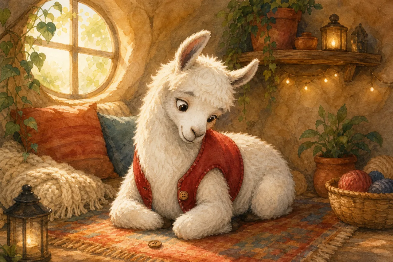 Llama Loses a Button 표지