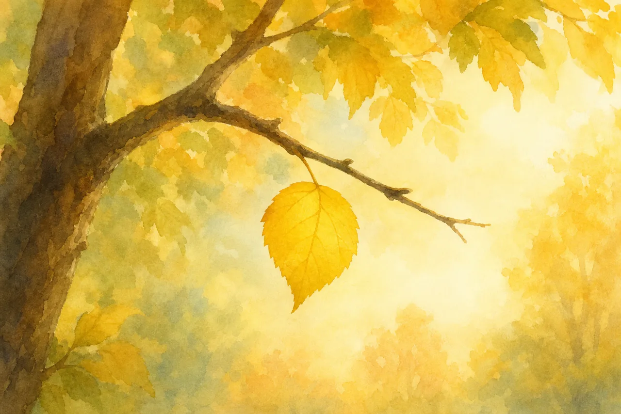 One Yellow Leaf 표지