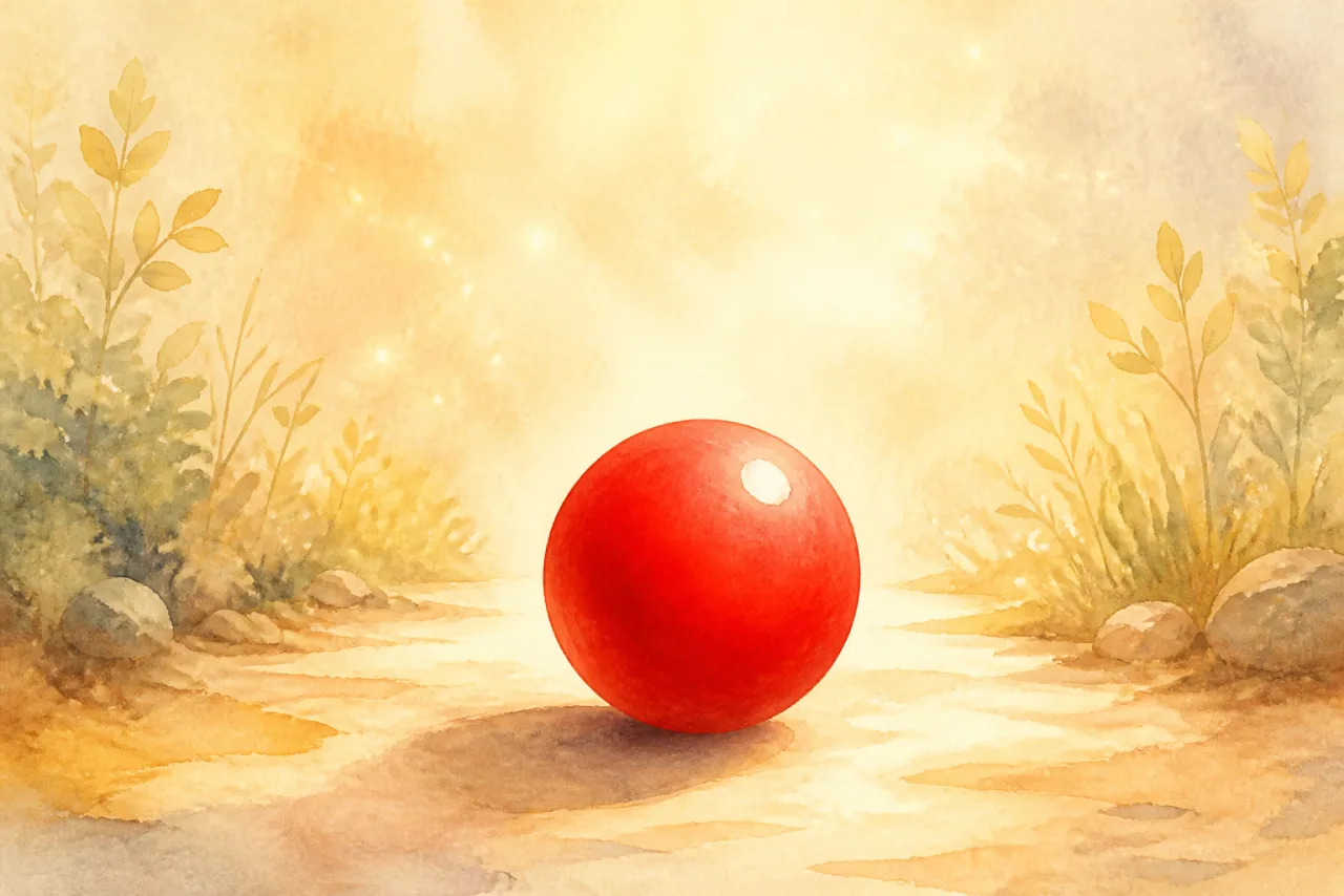 Red Ball Rolls 표지