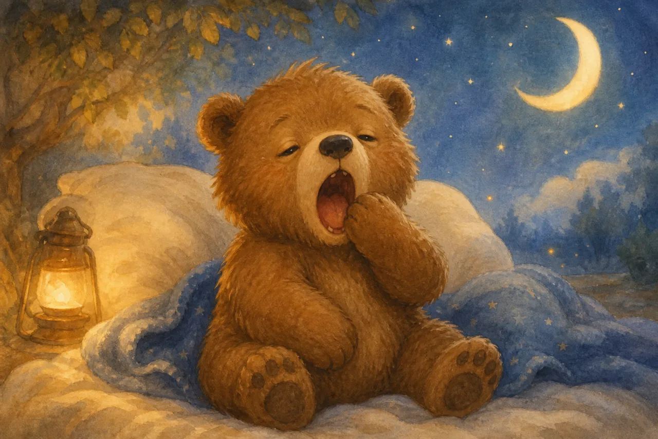 Sleepy Bear Yawns 표지