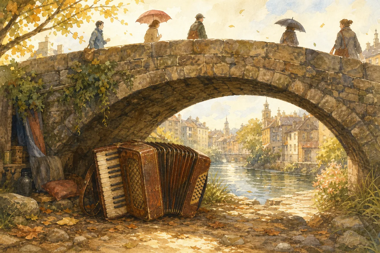 The Accordion Under the Bridge 표지