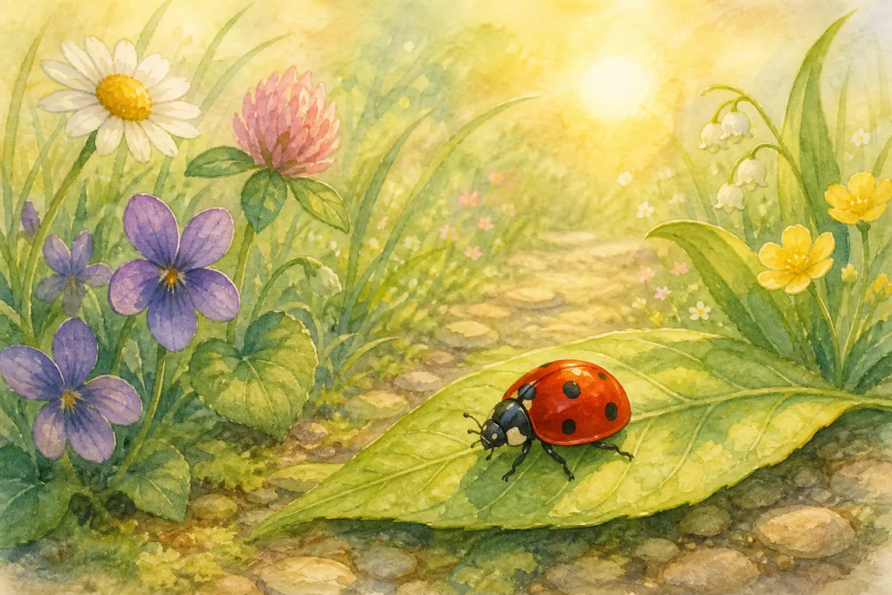 The Brave Ladybug 표지