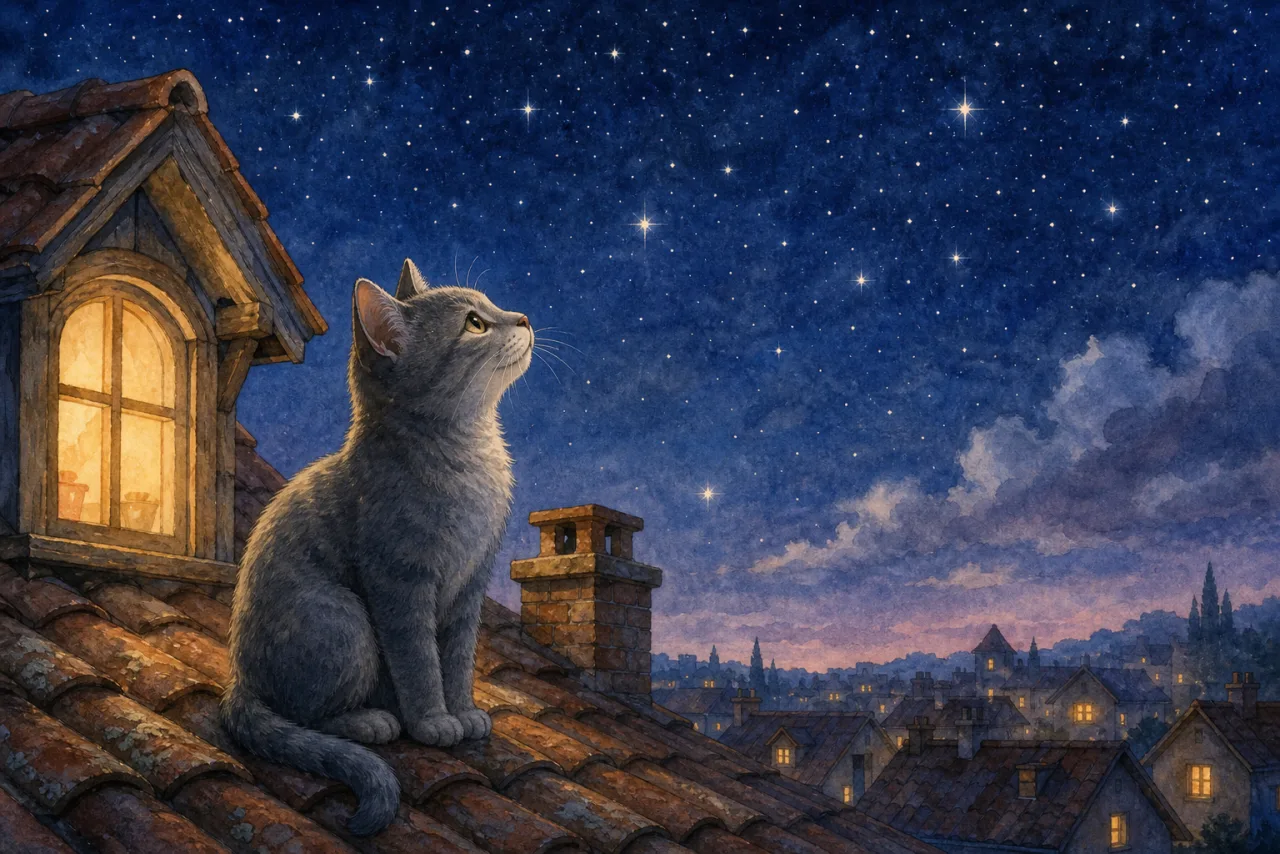 The Cat Who Counted Stars 표지