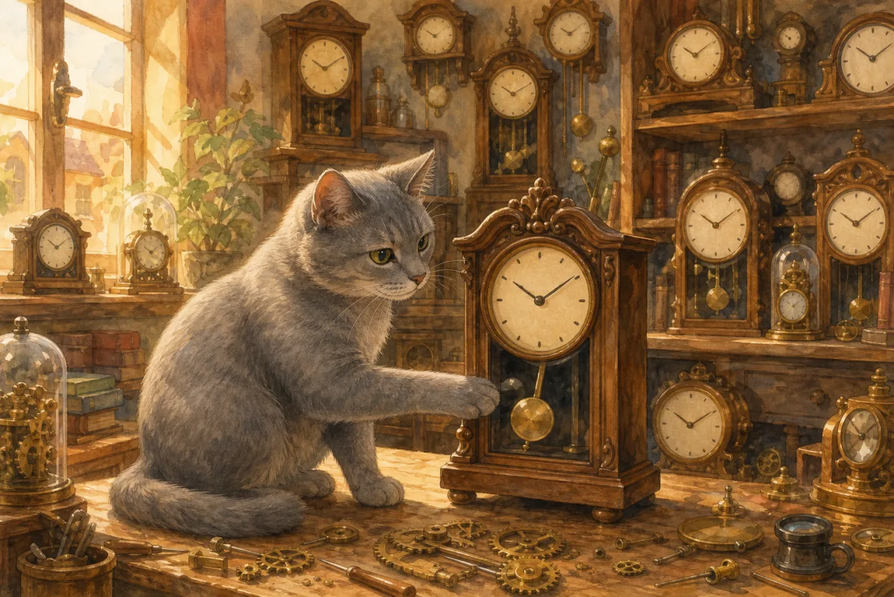 The Clockmaker's Cat 표지