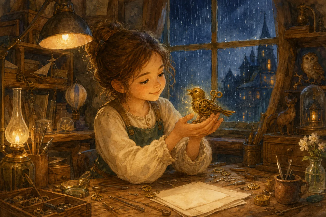 The Clockwork Sparrow 표지