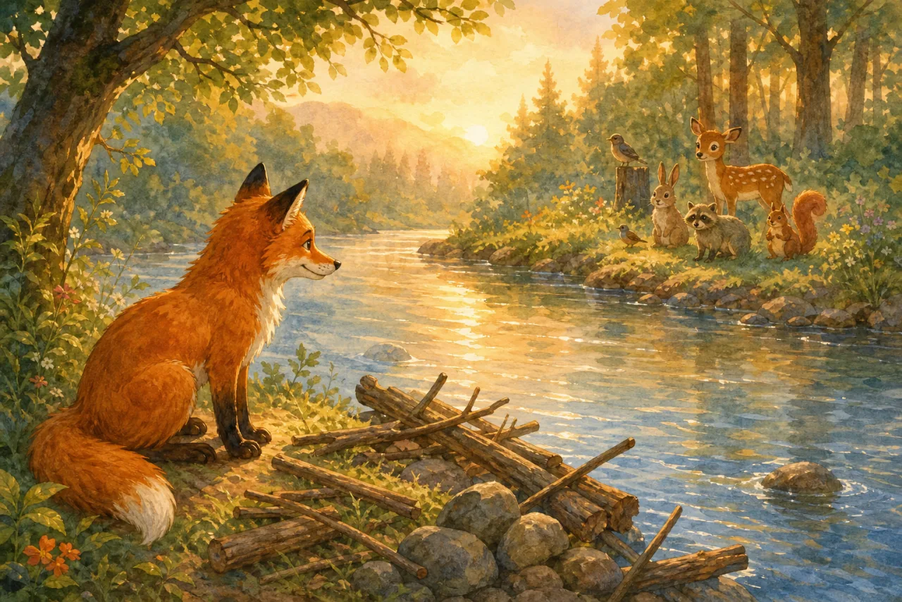 The Fox and the Bridge 표지