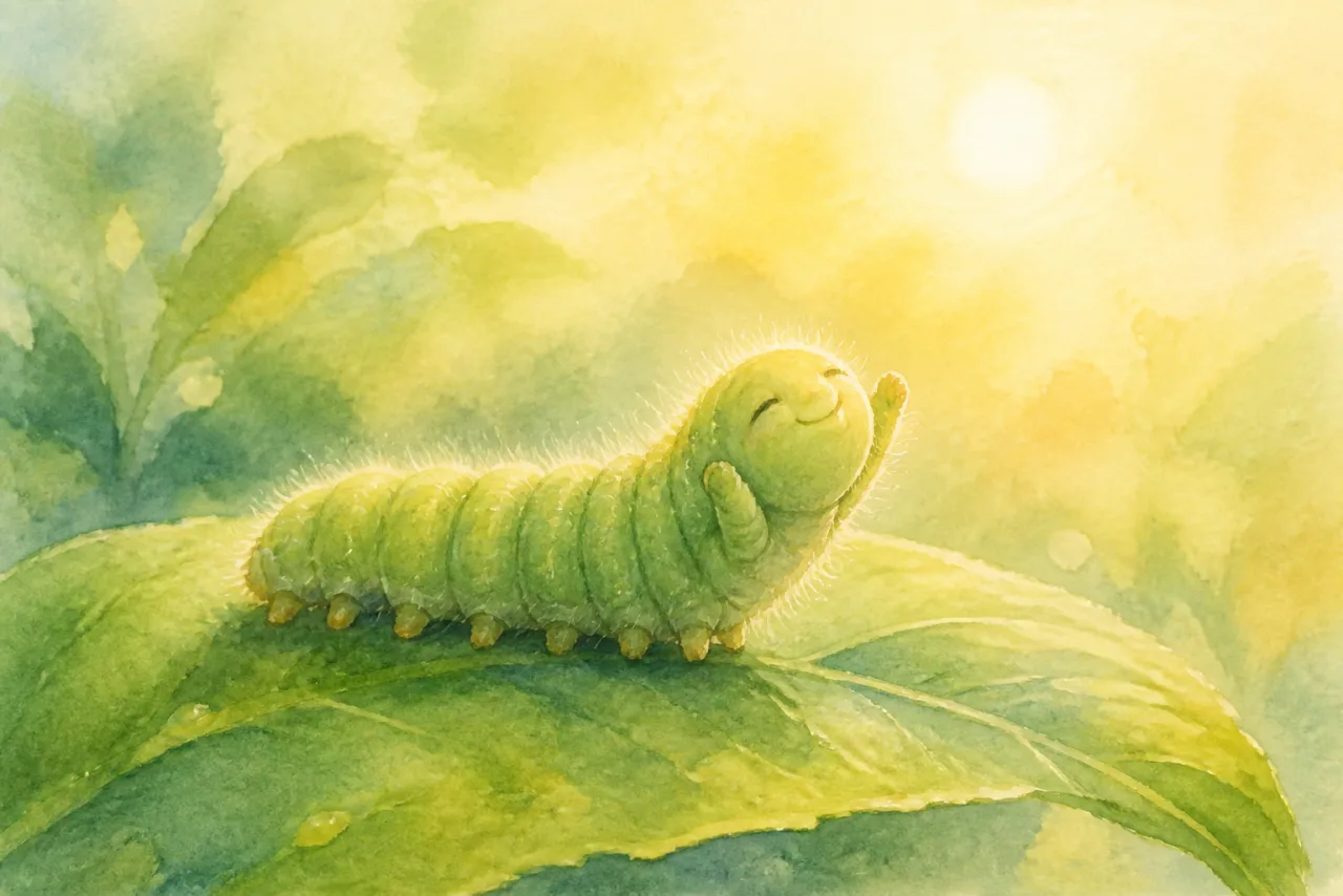 The Fuzzy Caterpillar 표지
