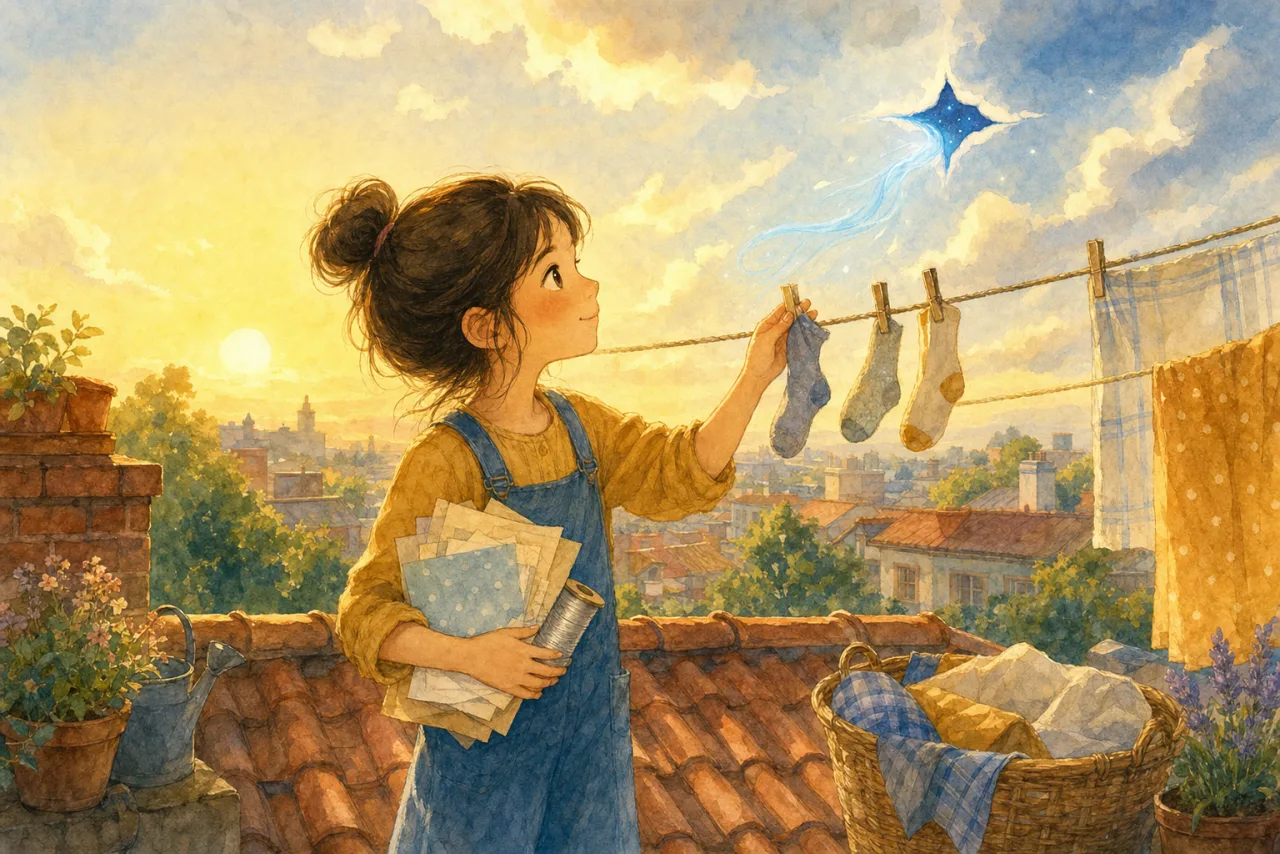 The Girl Who Fixed the Sky 표지