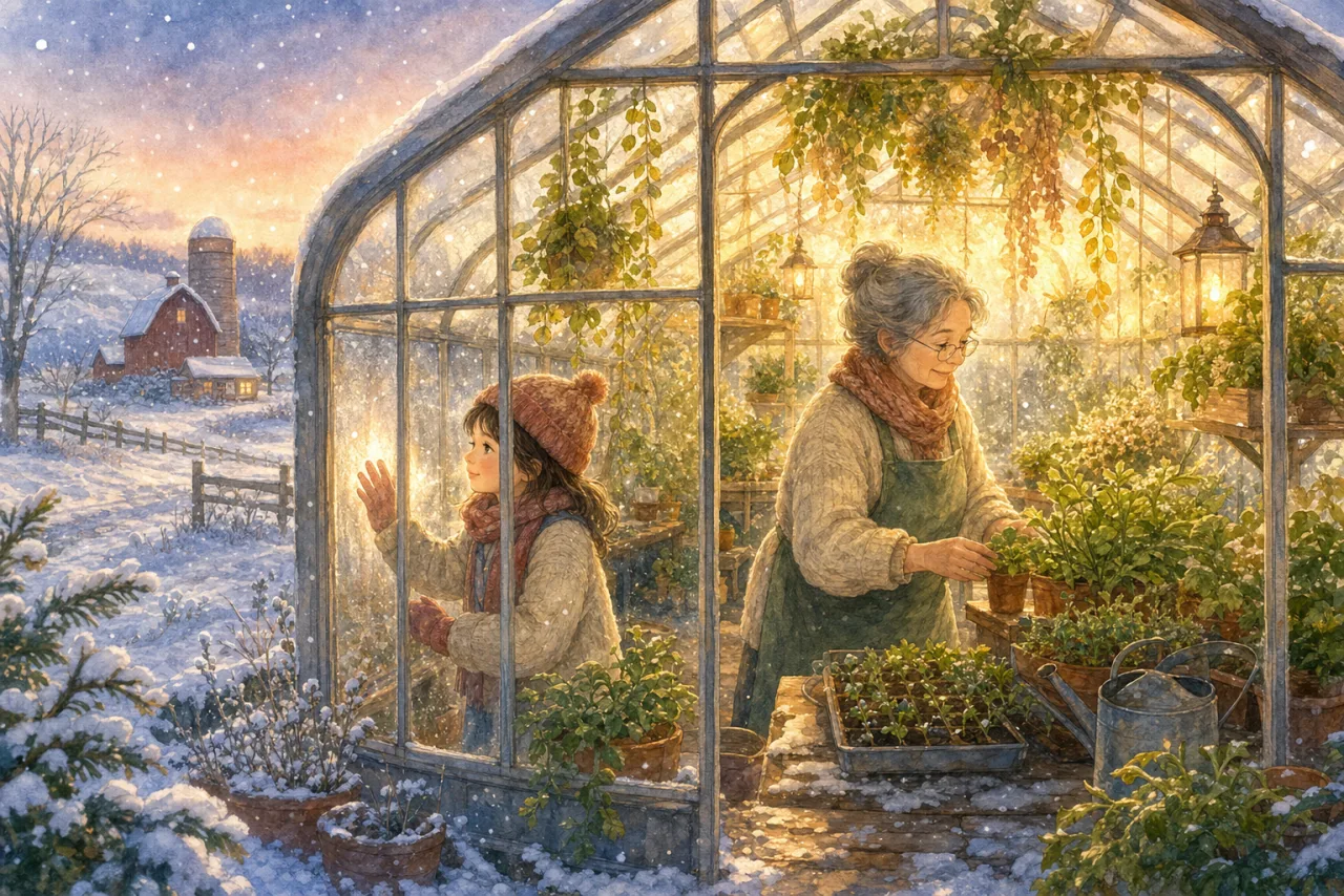 The Greenhouse in Winter 표지