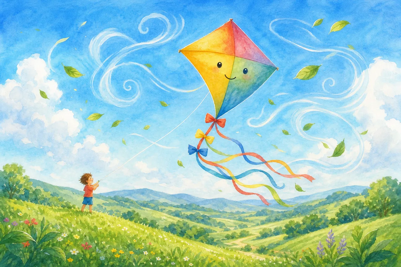 The Kite and the Wind 표지