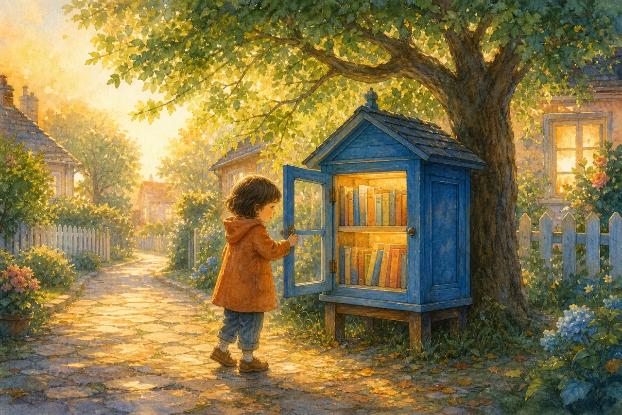 The Library at the End of the Lane 표지