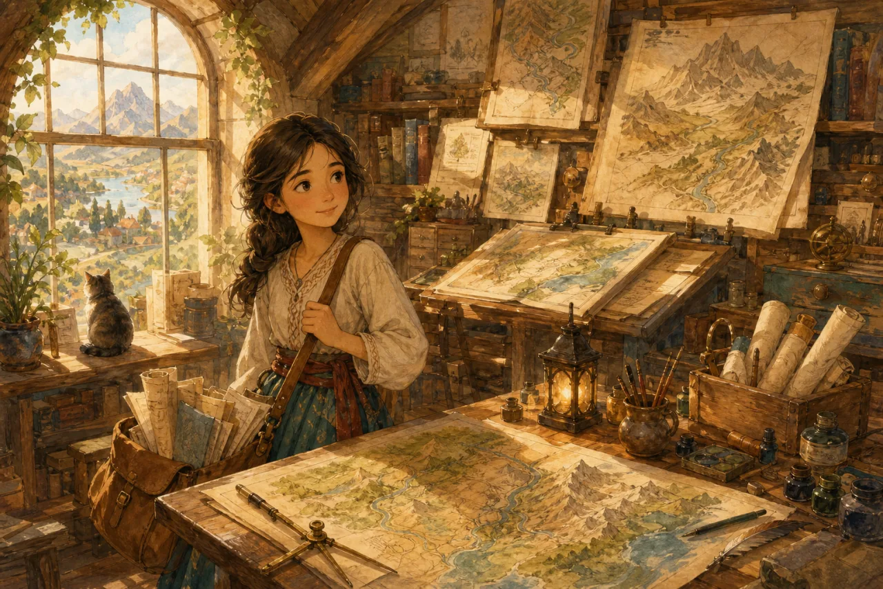 The Mapmaker's Daughter 표지