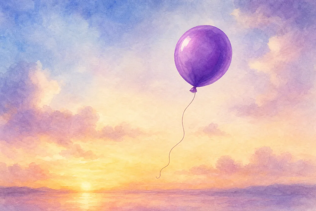 The Purple Balloon 표지