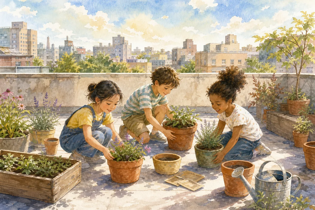 The Rooftop Garden Plan 표지