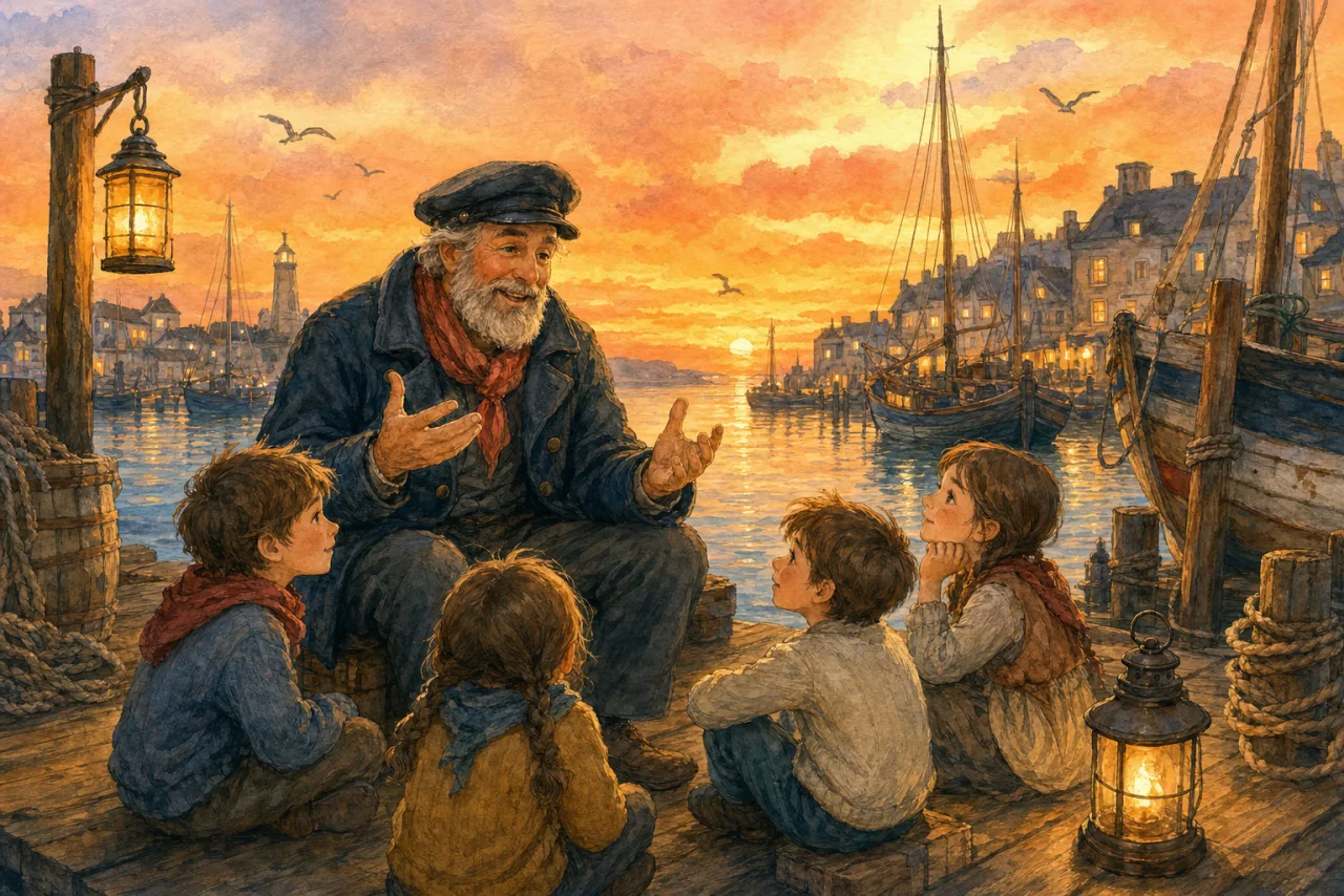 The Storyteller of the Harbor 표지