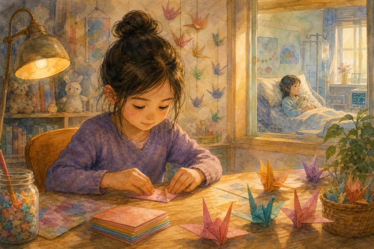 A Thousand Paper Cranes 표지