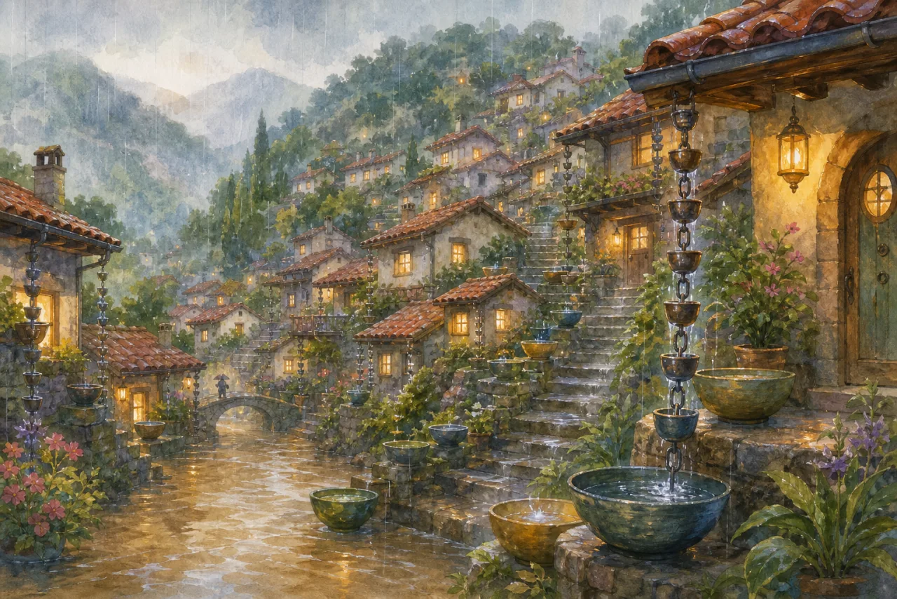 The Village That Listened to Rain 표지