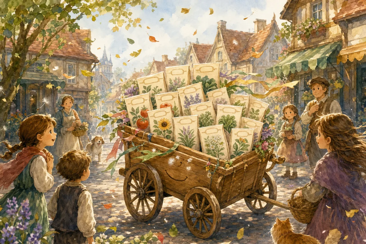 The Wandering Seed Cart 표지