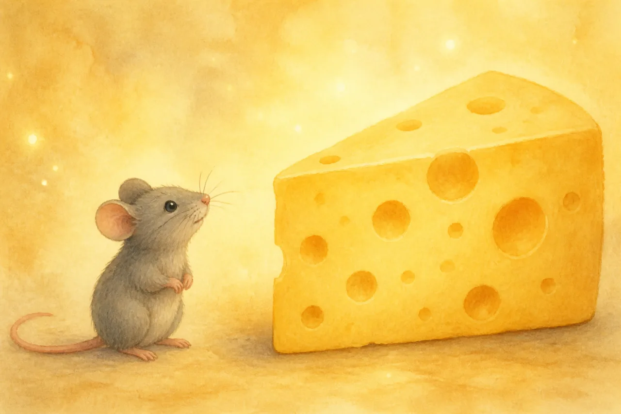Tiny Mouse, Big Cheese 표지